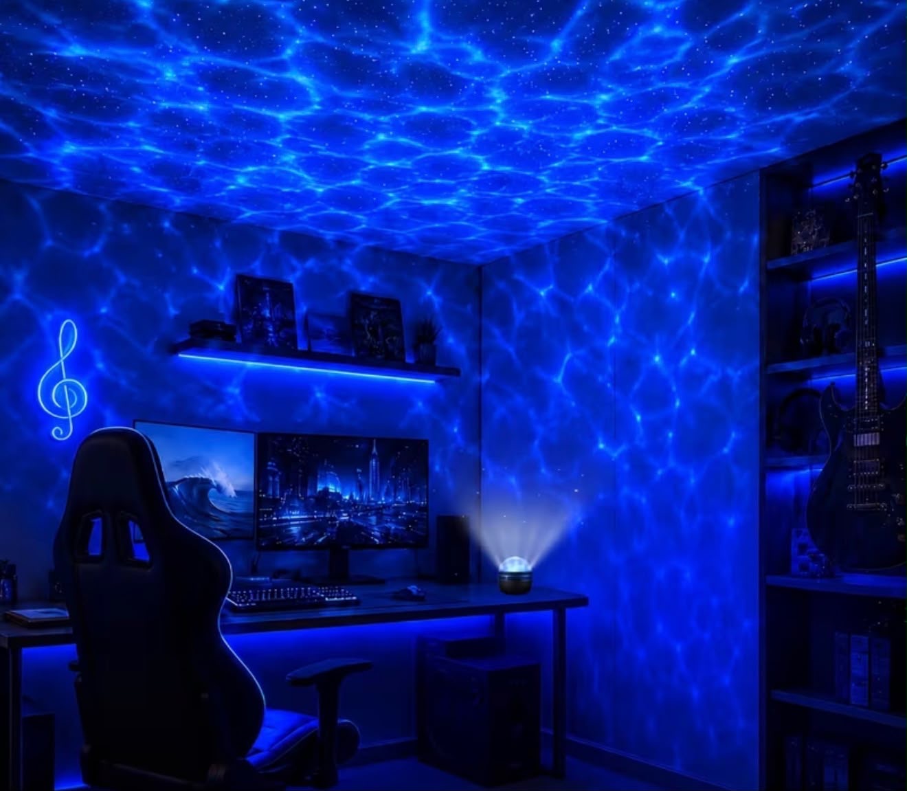 Projection Lamp - 7 colour switching