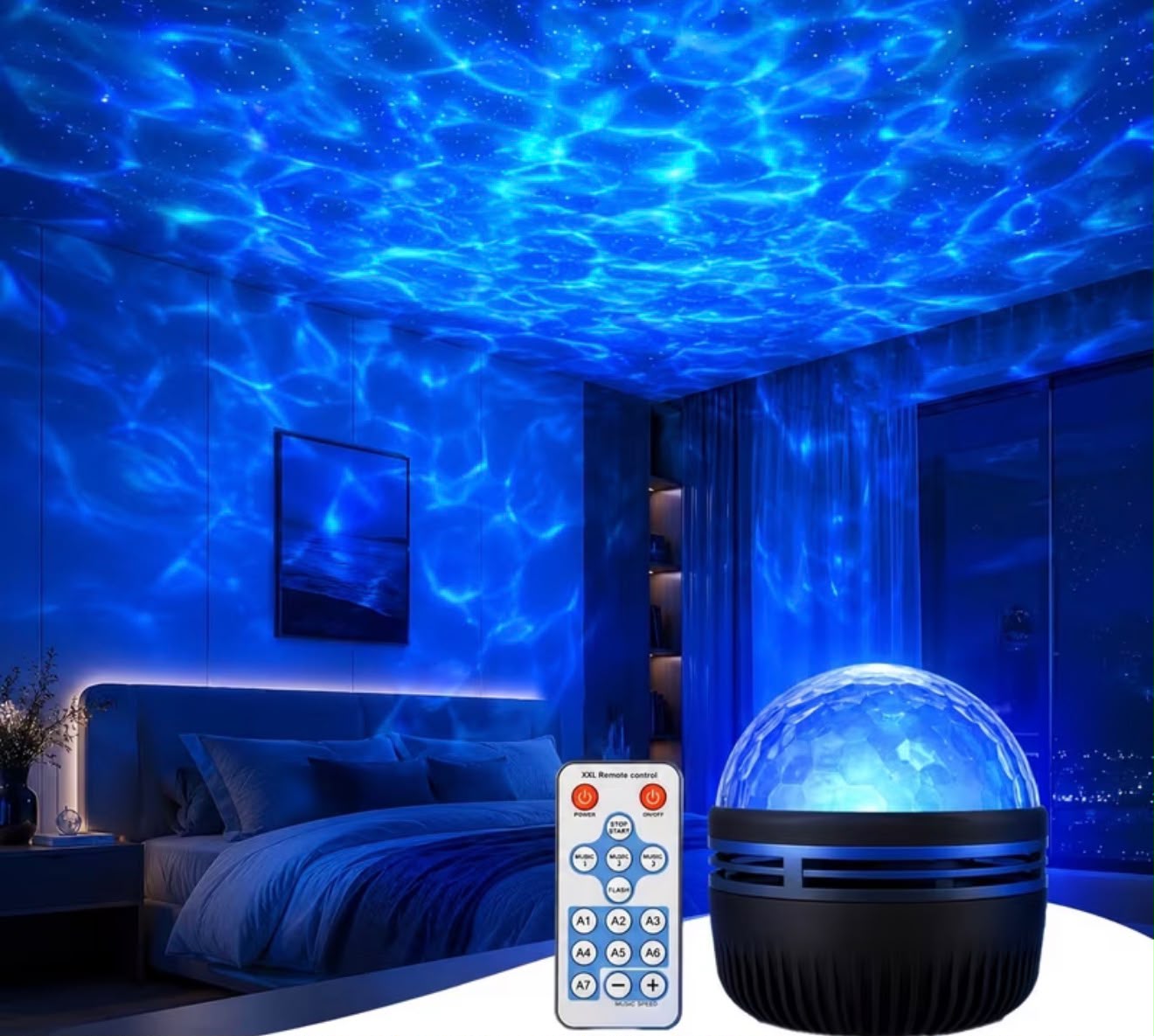 Projection Lamp - 7 colour switching